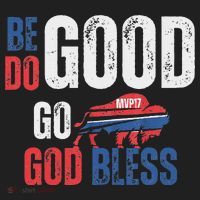 Be Good Do Good God Bless Go Buffalo Beanie thumb 2