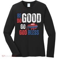 Be Good Do Good God Bless Go Buffalo Women's Long Sleeve Shirt thumb 0