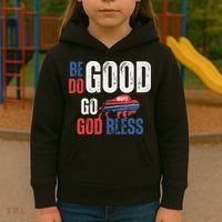 Be Good Do Good God Bless Go Buffalo Kids Hoodie thumb 3