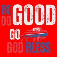 Be Good Do Good God Bless Go Buffalo Santa Hat thumb 1