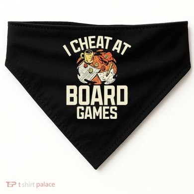 Board Games Dice Design For Tabletop Player Game Night Host USA-Made Doggie Bandana