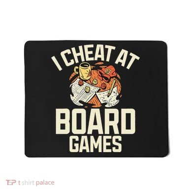 Board Games Dice Design For Tabletop Player Game Night Host Mousepad