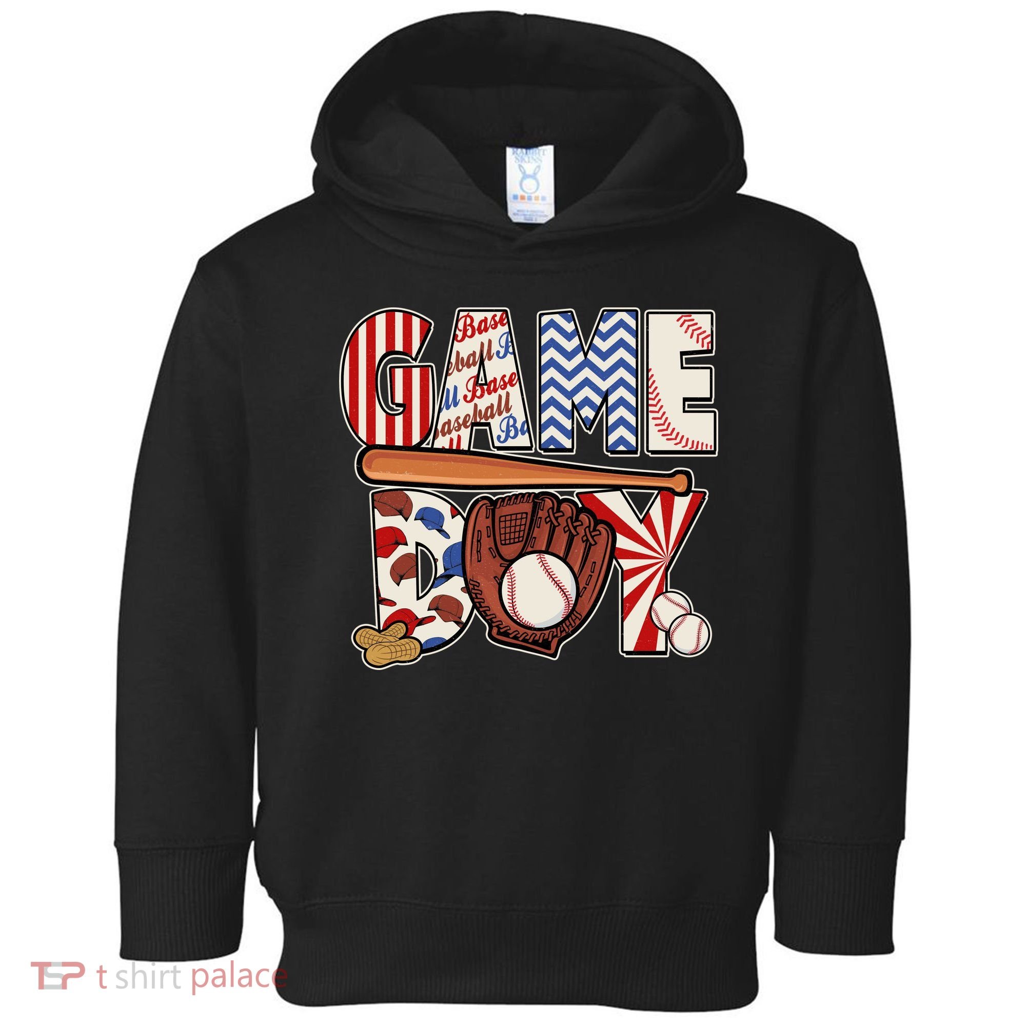 Baseball Game Day Toddler Hoodie