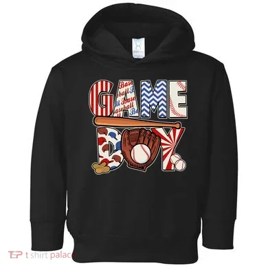 Baseball Game Day Toddler Hoodie