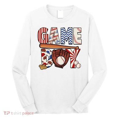 Baseball Game Day Long Sleeve Shirt