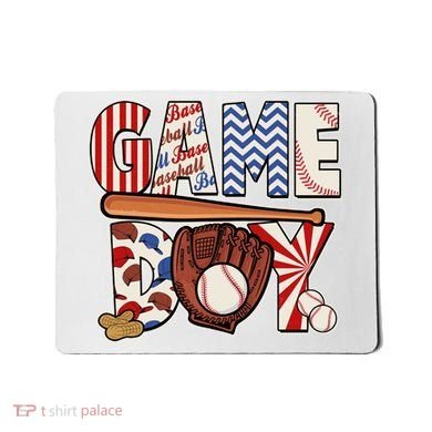 Baseball Game Day Mousepad