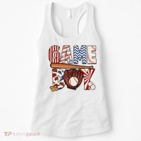 Baseball Game Day Women's Tank Top thumb 0