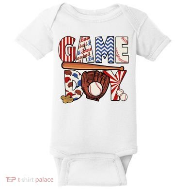 Baseball Game Day Baby Bodysuit