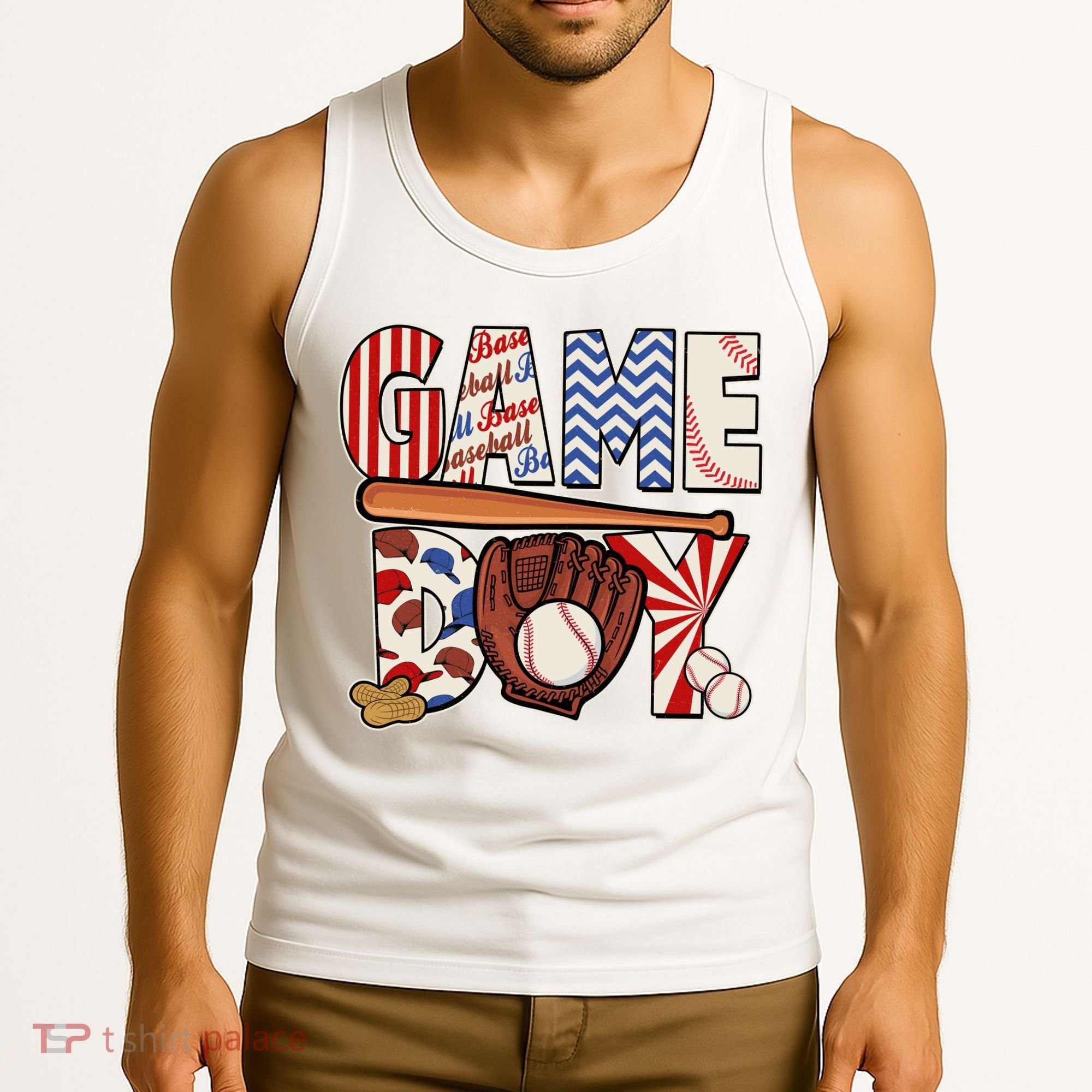 Baseball Game Day Tank Top