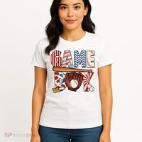 Baseball Game Day Women's T-Shirt thumb 4