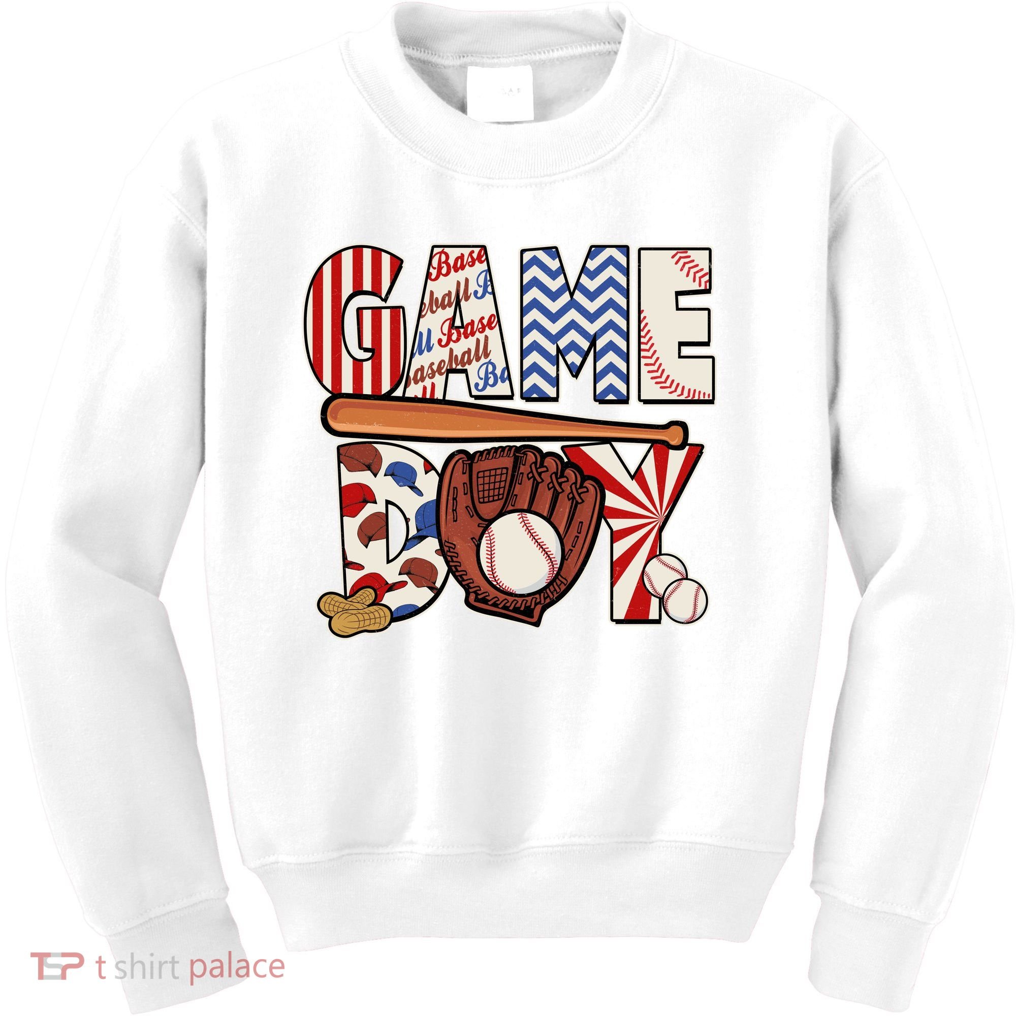 Baseball Game Day Kids Sweatshirt
