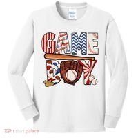 Baseball Game Day Kids Long Sleeve Shirt thumb 0