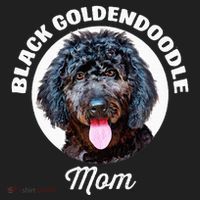 Black Goldendoodle Dog Mom Women's Sweatshirt thumb 2