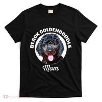 Black Goldendoodle Dog Mom T-Shirt thumb 0