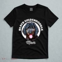 Black Goldendoodle Dog Mom T-Shirt thumb 5