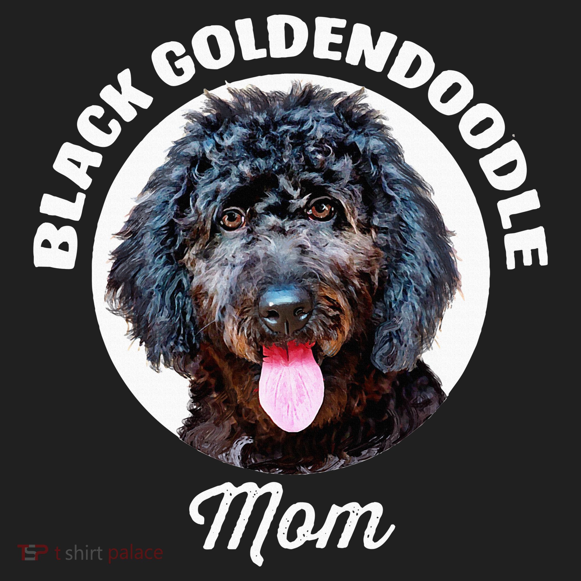 Black Goldendoodle Dog Mom Beanie