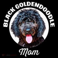 Black Goldendoodle Dog Mom Mousepad thumb 1