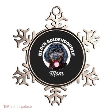 Black Goldendoodle Dog Mom Ornament