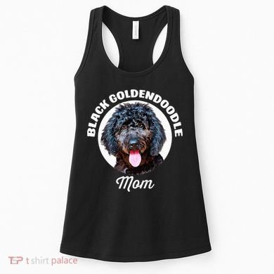 Black Goldendoodle Dog Mom Women's Tank Top