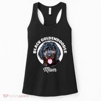 Black Goldendoodle Dog Mom Women's Tank Top thumb 0