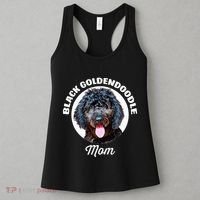 Black Goldendoodle Dog Mom Women's Tank Top thumb 3