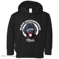 Black Goldendoodle Dog Mom Toddler Hoodie thumb 0