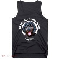 Black Goldendoodle Dog Mom Tank Top thumb 0