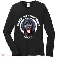 Black Goldendoodle Dog Mom Women's Long Sleeve Shirt thumb 0