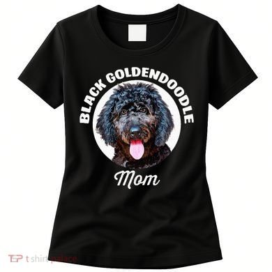 Black Goldendoodle Dog Mom Women's T-Shirt