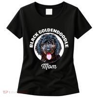 Black Goldendoodle Dog Mom Women's T-Shirt thumb 0