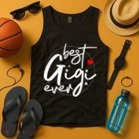 Best Gigi Ever Grandma Gigi Tank Top thumb 4