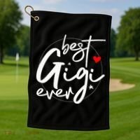 Best Gigi Ever Grandma Gigi Golf Towel thumb 1