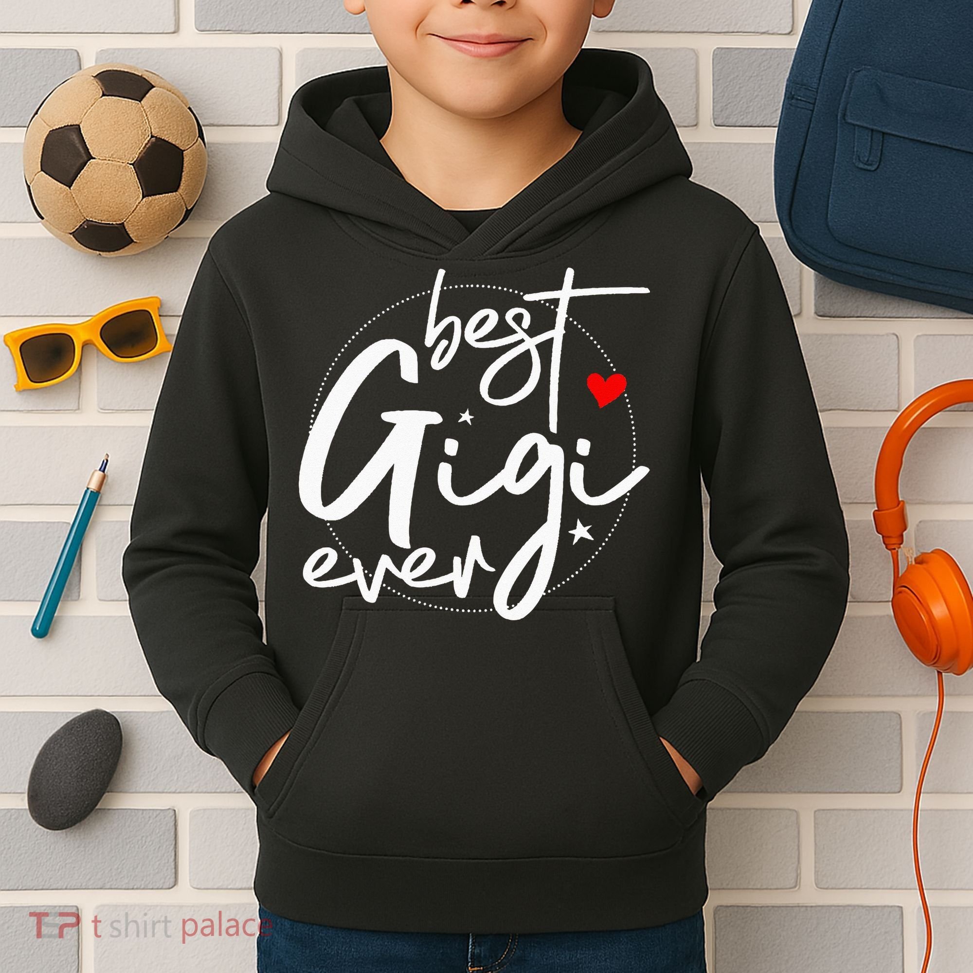 Best Gigi Ever Grandma Gigi Kids Hoodie