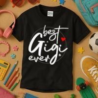 Best Gigi Ever Grandma Gigi Kids T-Shirt thumb 3