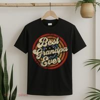 Best Grandpa Ever Vintage Retro Style T-Shirt thumb 2