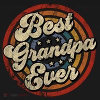 Best Grandpa Ever Vintage Retro Style T-Shirt thumb 7