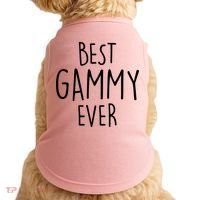 Best Gammy Ever Cute Grandma Doggie Tank thumb 0