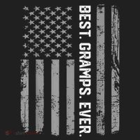 Best Gramps Ever America Flag Gift For Father's Day  Hat thumb 2