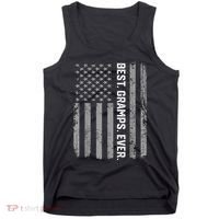 Best Gramps Ever America Flag Gift For Father's Day  Tank Top thumb 0