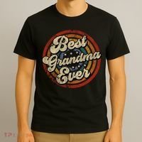 Best Grandma Ever Vintage Retro Style T-Shirt thumb 3