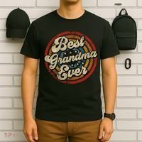 Best Grandma Ever Vintage Retro Style T-Shirt thumb 6