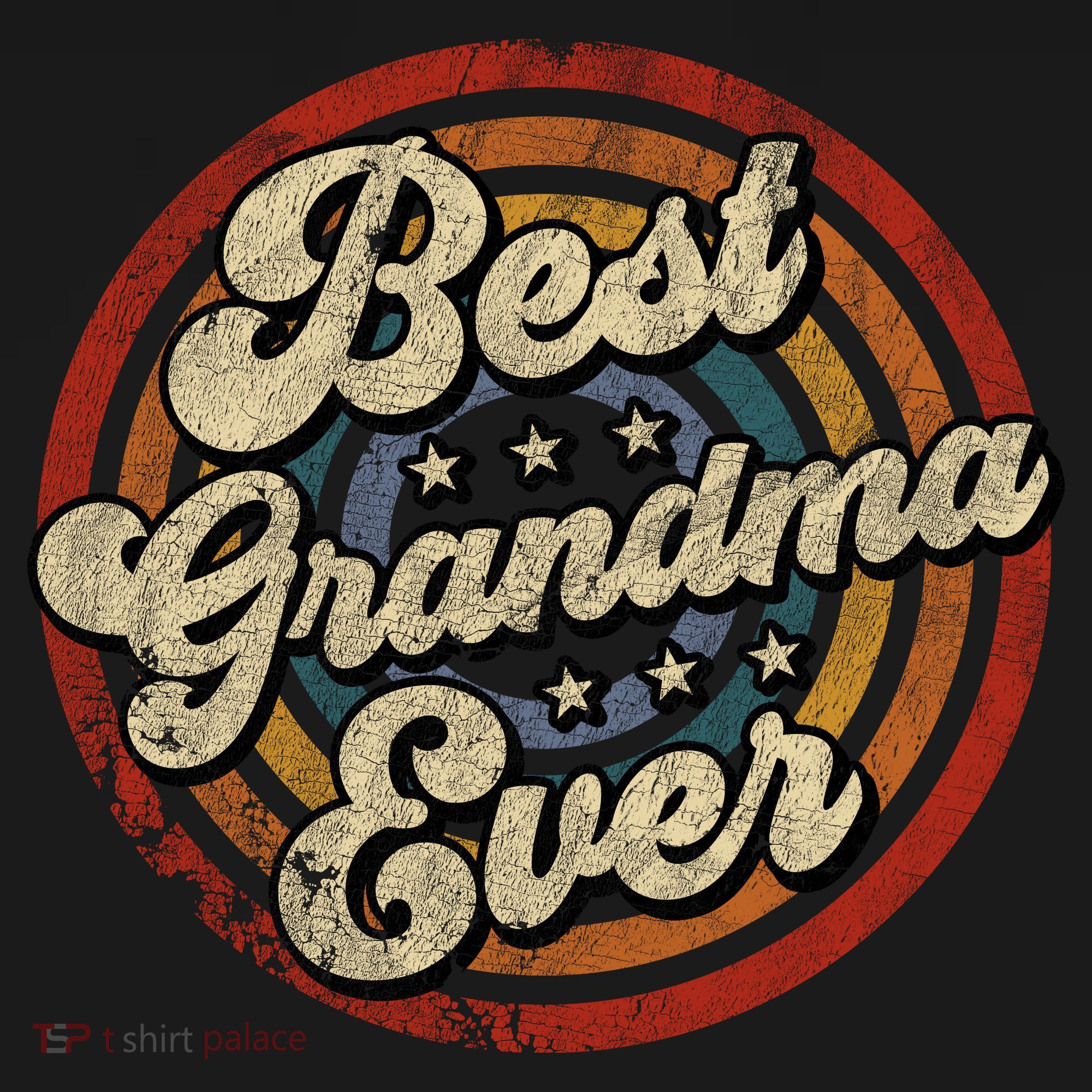 Best Grandma Ever Vintage Retro Style T-Shirt