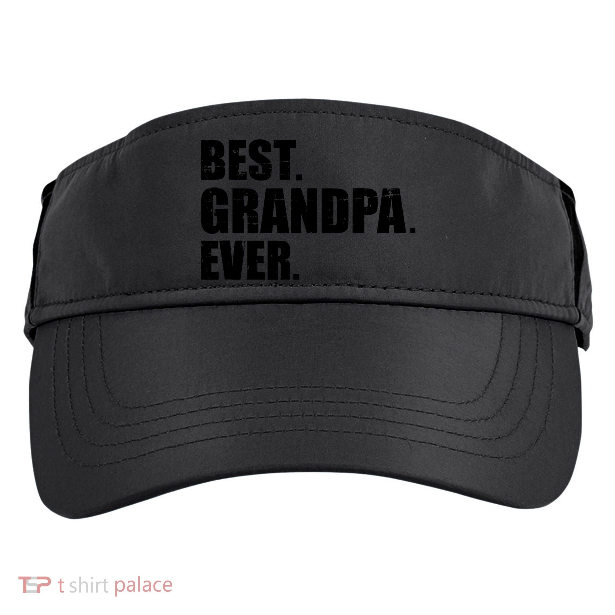 Best Grandpa Ever T Adult Drive Performance Visor