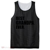 Best Grandpa Ever T Mesh Reversible Basketball Jersey Tank thumb 0