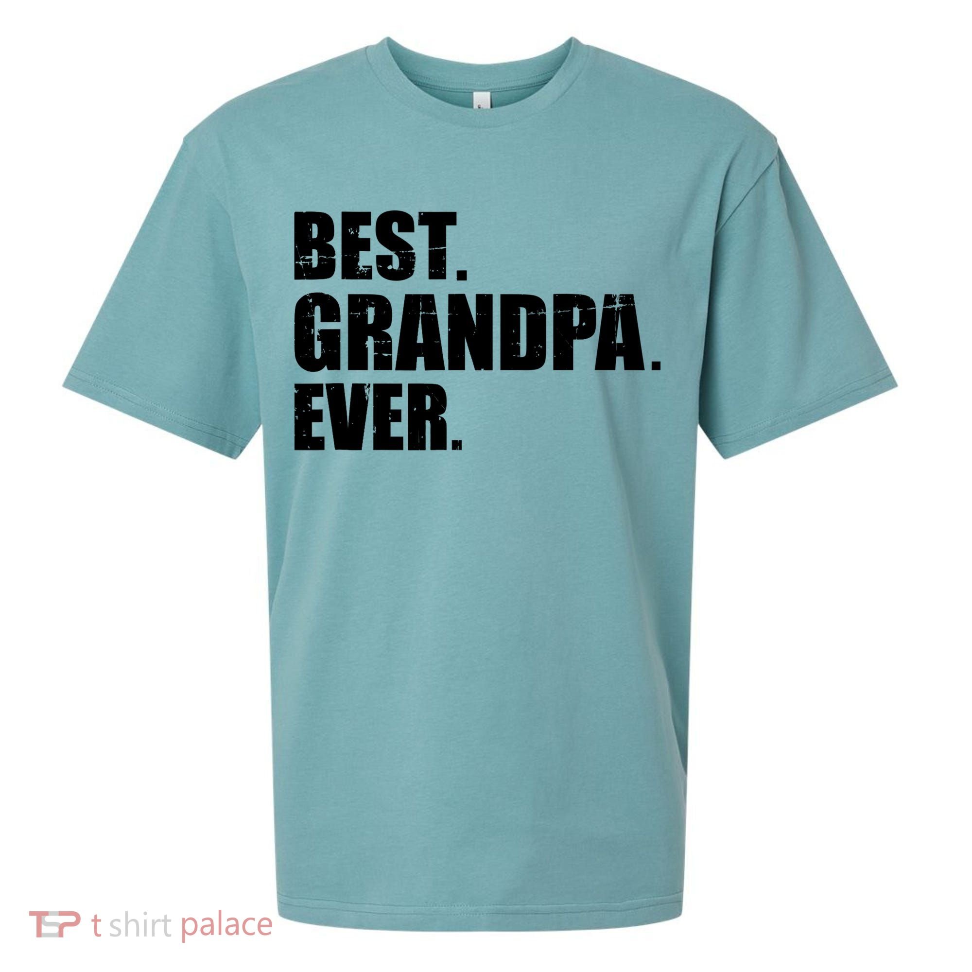 Best Grandpa Ever T Sueded Cloud Jersey T-Shirt