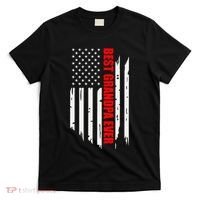 Best Grandpa Ever Vintage American Flag T-Shirt thumb 0