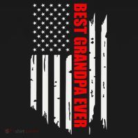 Best Grandpa Ever Vintage American Flag T-Shirt thumb 7