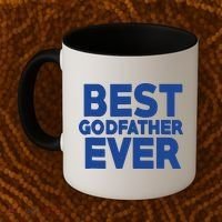 Best Godfather Ever God Father Day Baptism Uncle Gift Coffee Mug thumb 2