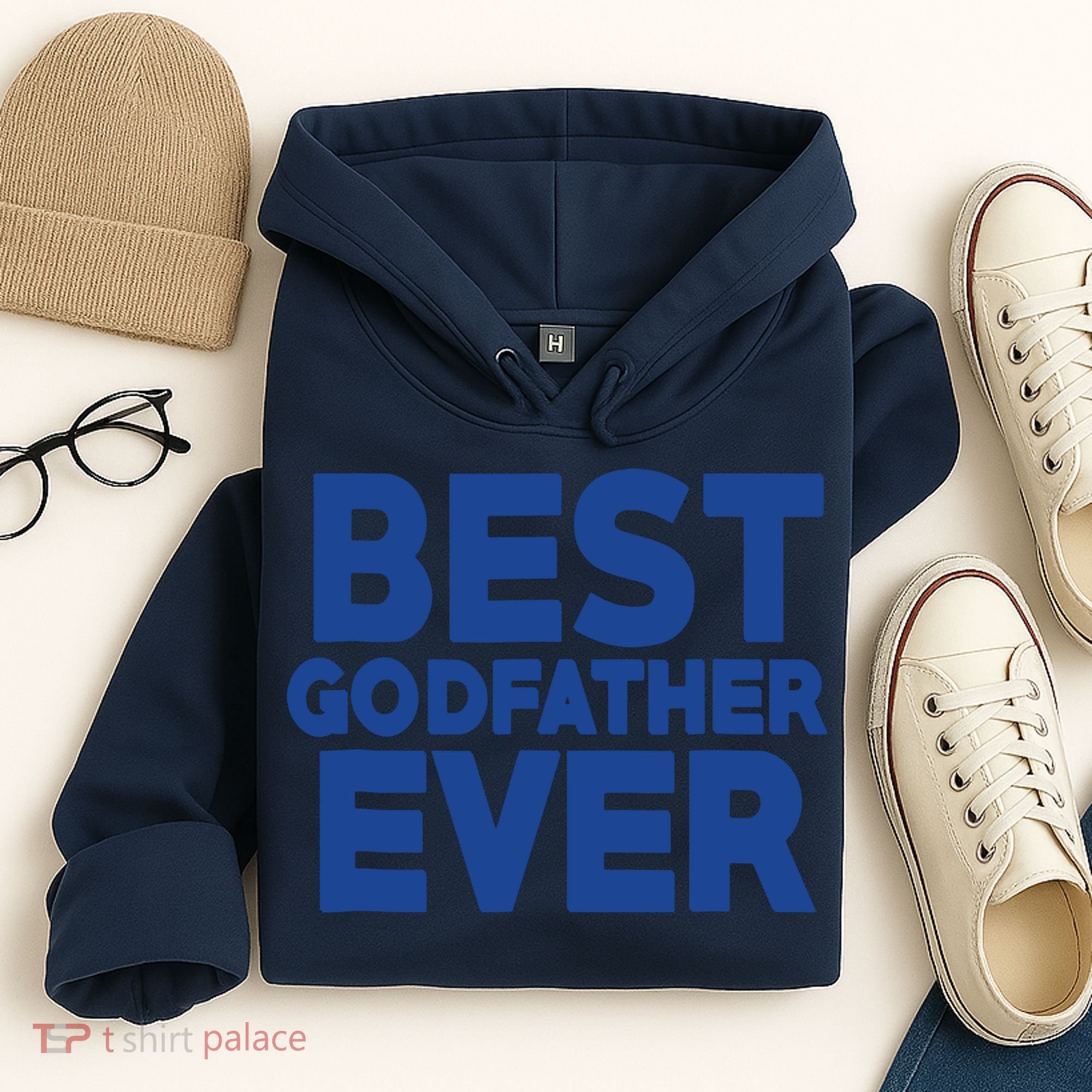 Best Godfather Ever God Father Day Baptism Uncle Gift Hoodie