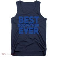 Best Godfather Ever God Father Day Baptism Uncle Gift Tank Top thumb 0